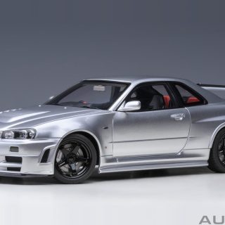 Nissan Skyline R34 GT-R Z-TUNE modelauto 1:18 AutoArt zilver