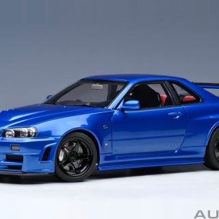 Nissan Skyline R34 GT-R Z-TUNE modelauto 1:18 AutoArt blauw