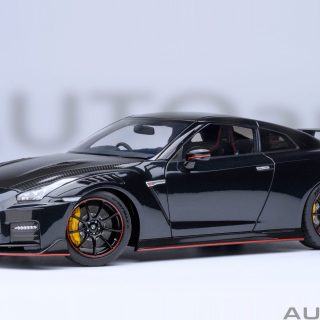 Nissan GTR R35 Nismo modelauto 1:18 AutoArt zwart